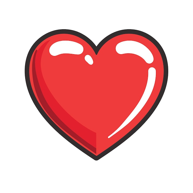 Free vector simple heart shape