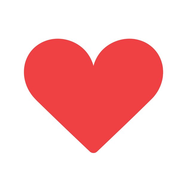 Free vector simple heart shape