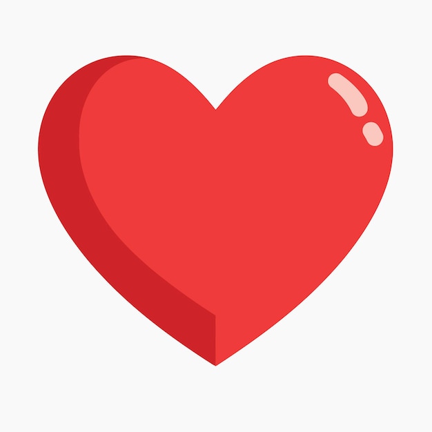 Free vector simple heart shape