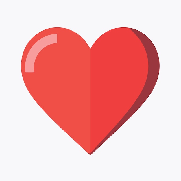 Vector free vector simple heart shape