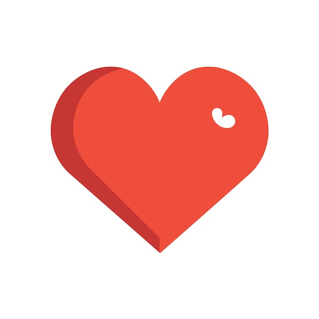 Free vector simple heart shape