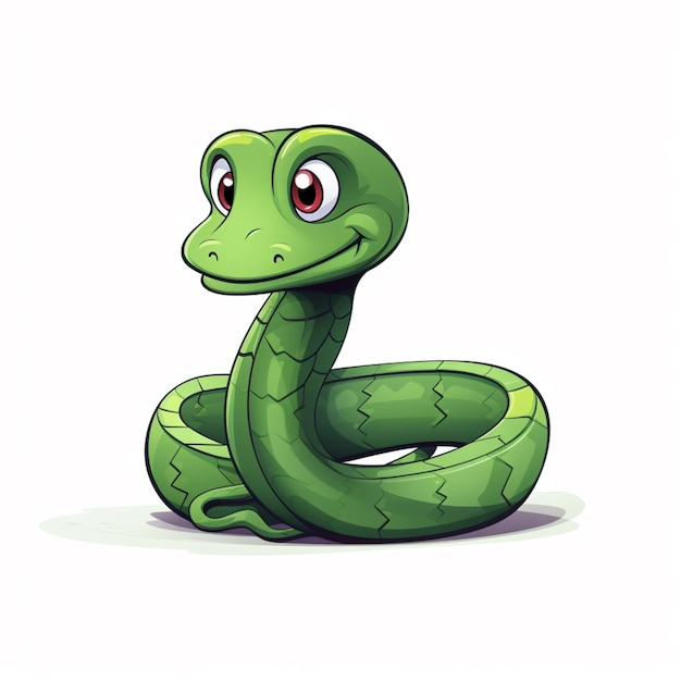 Free vector snake art illustration