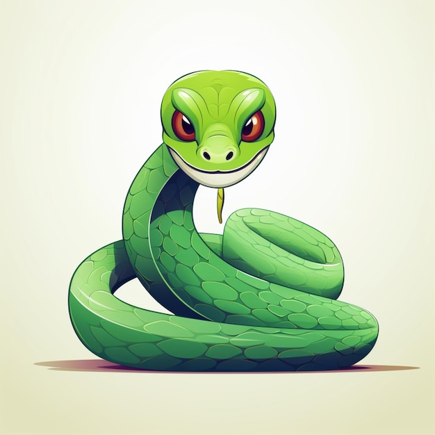 Vector free vector snake art illustration