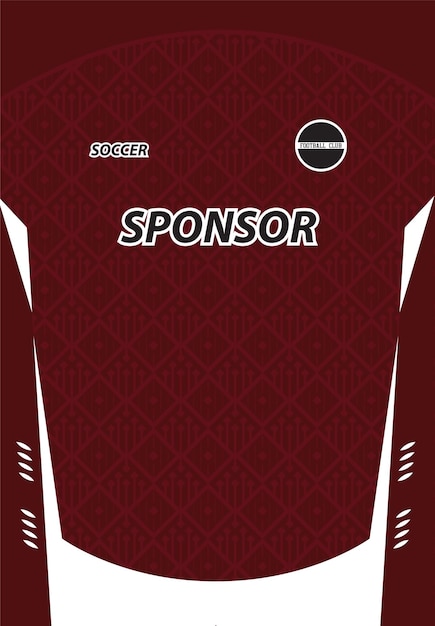 Vector free vector soccer jersey design