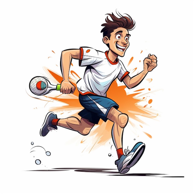 Free vector sport drawing art illustration