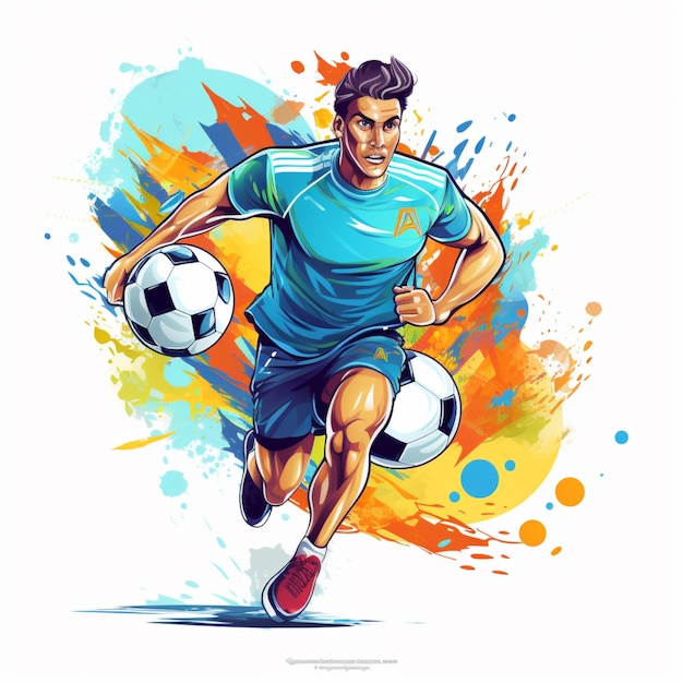 Free vector sports art illustration