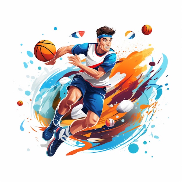 Vector free vector sports art illustration