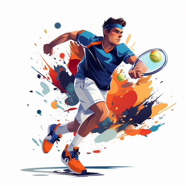 Free vector sports art illustration