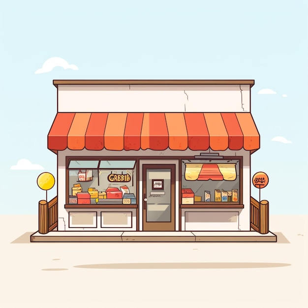 Vector free vector store art illustration