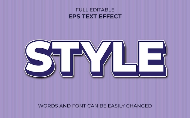 Vector free vector style text effect