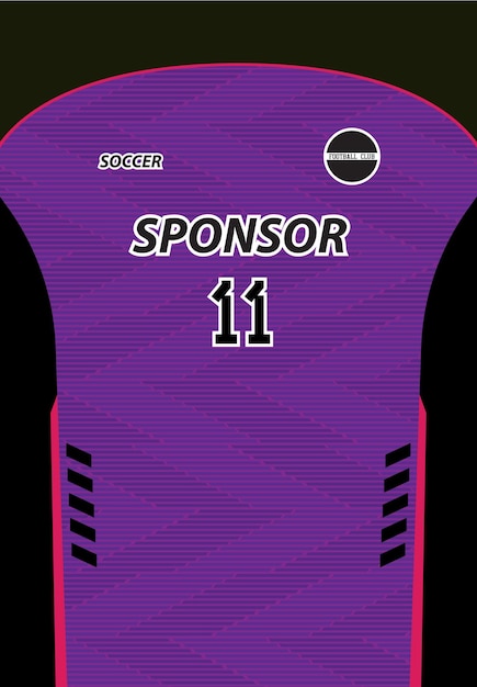 Free vector sublimation jersey design