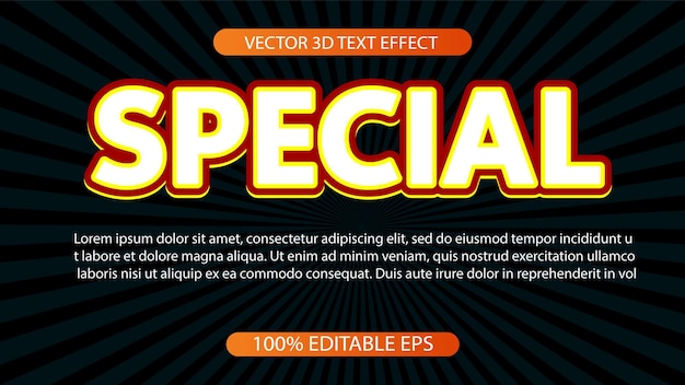 Vector free vector text effect