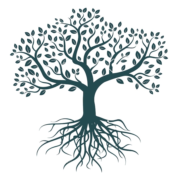 Free Vector Tree