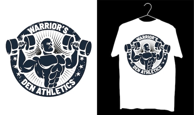 Free vector tshirt design vector files fitness tshirt design gym tshirt design gym tshirt