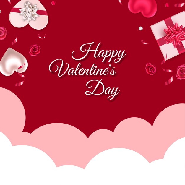 Free vector valentines day background