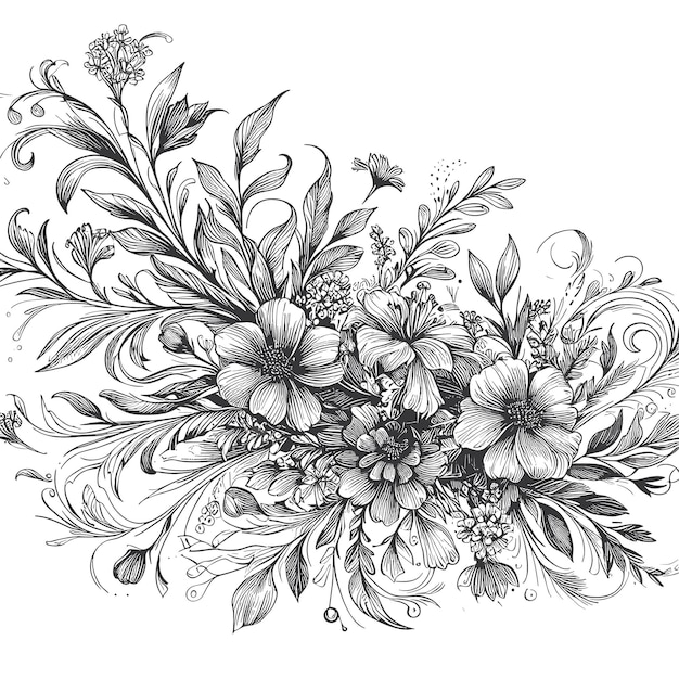 Free vector vintage ornamental flower background