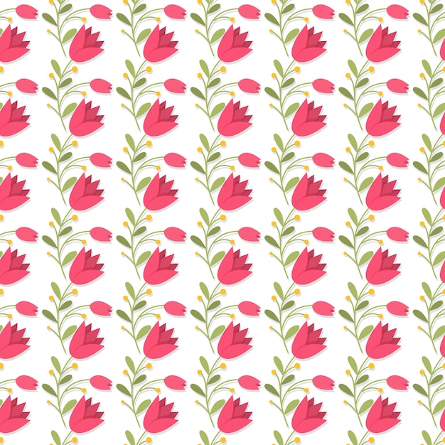 Vector free vector vintage seamless floral pattern