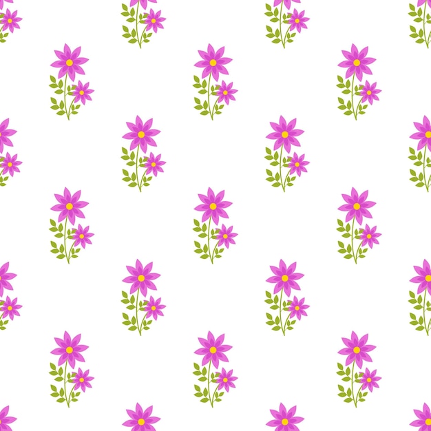 ベクトル フリーベクトル水彩の小さな花のパターン