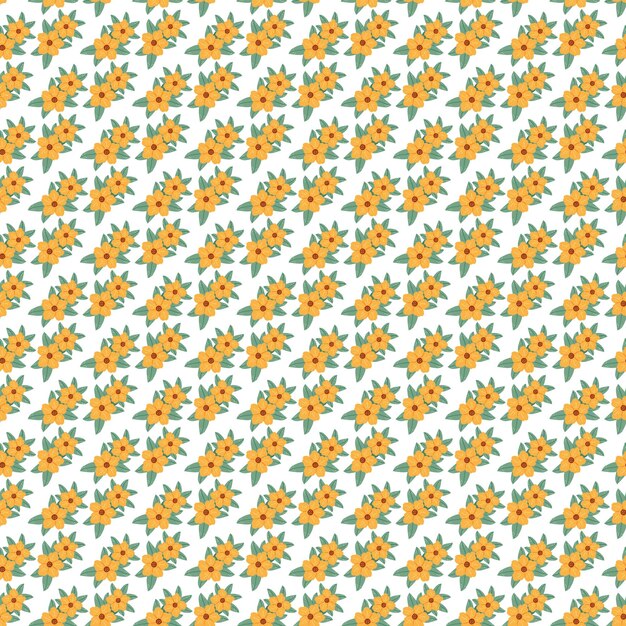 자유  ⁇ 터 수채화 작은 꽃 패턴