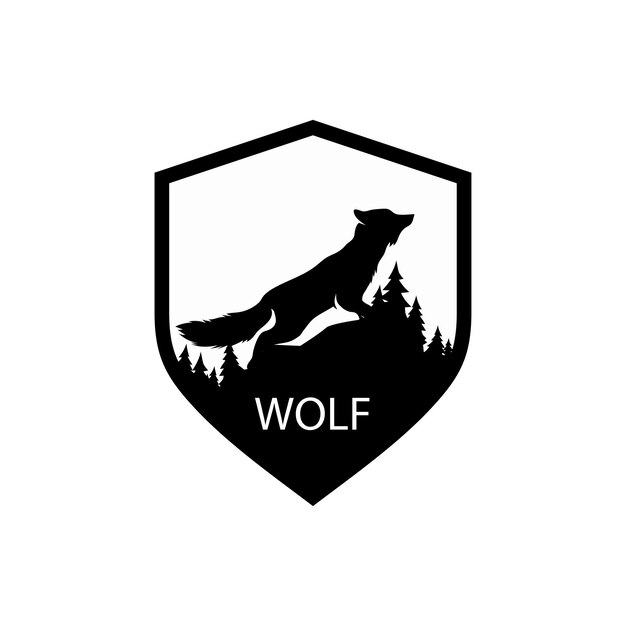 Free vector wolf logo collection