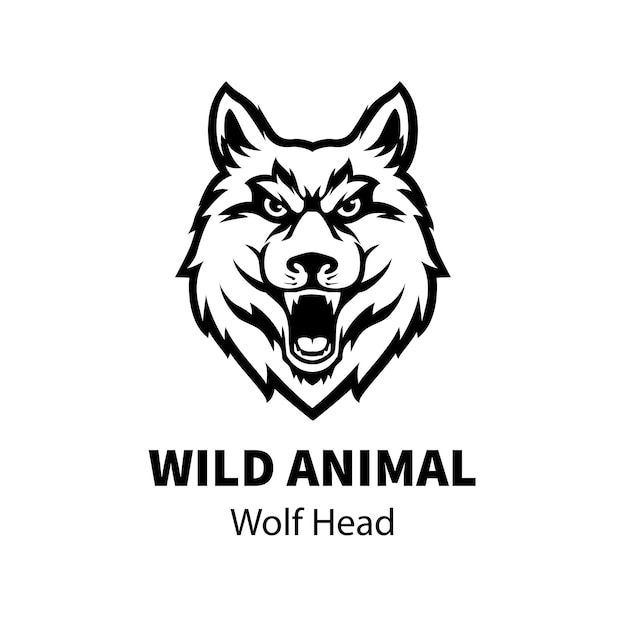 Free vector wolf logo collection