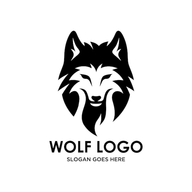 Free vector wolf logo collection