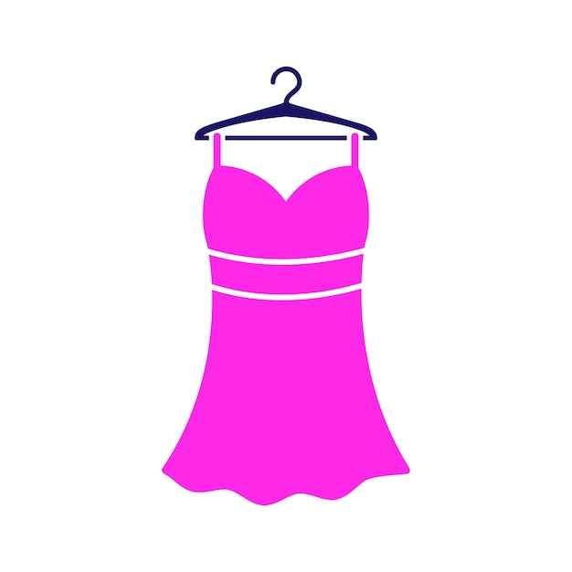 무료  ⁇ 터 여성 드레스 로고 템플릿