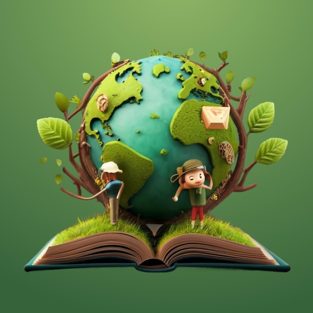 Vector free vector world environmental education day ai generated