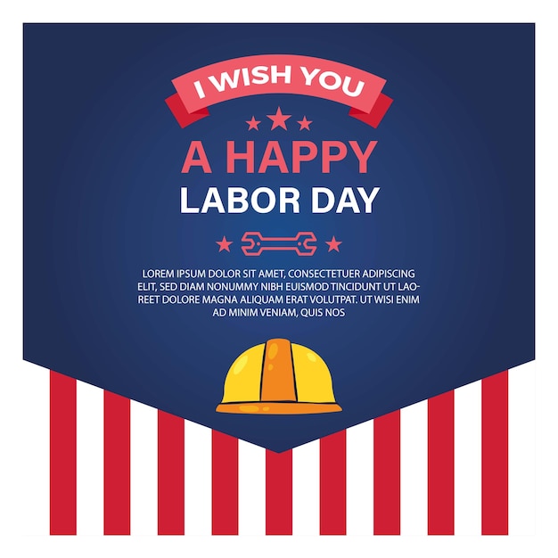 Free vector world labour day illustration for social media international labour day vector art