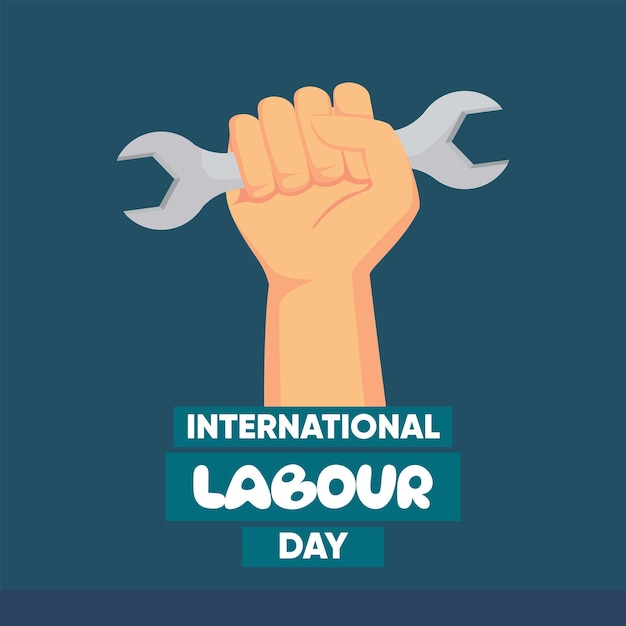 Free Vector World Labour Day Illustration for Social Media International Labour Day Vector Art