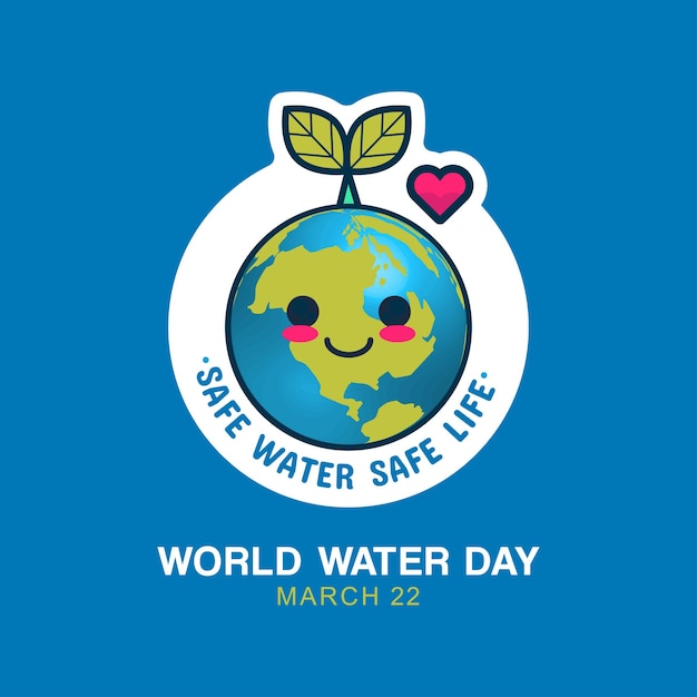 Vector free vector world water day