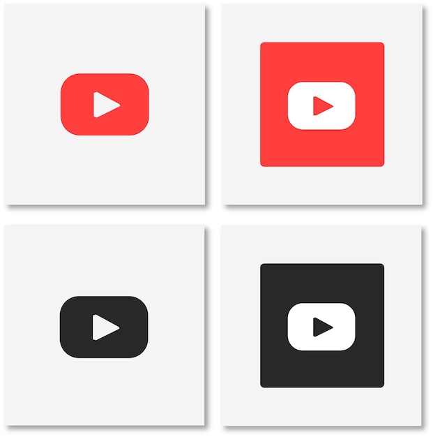 Free vector youtube flat icon