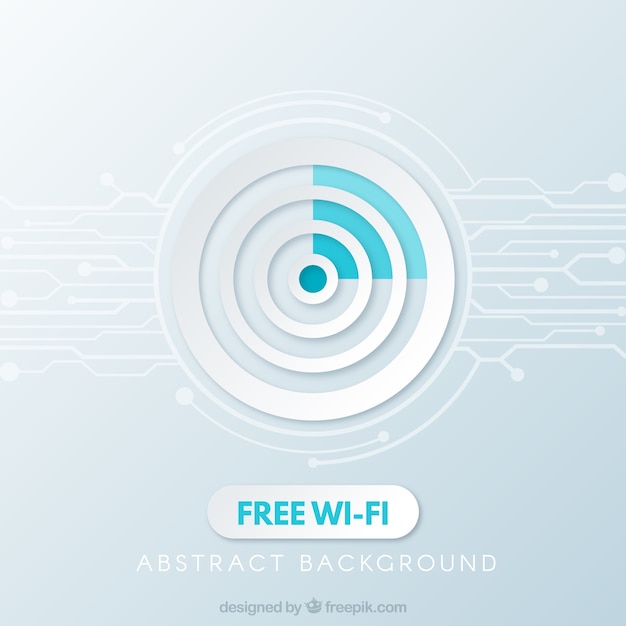 Vector free wifi background