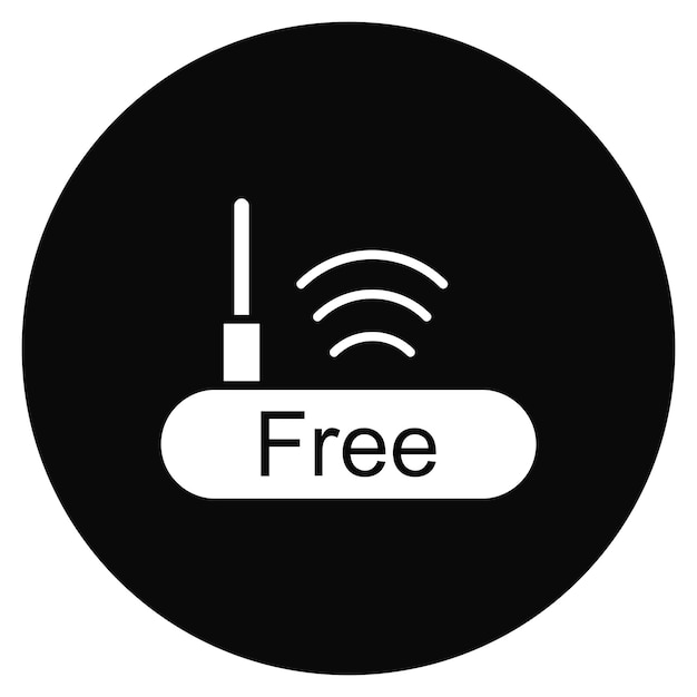 Vector free wifi icon vector image can be used for mall