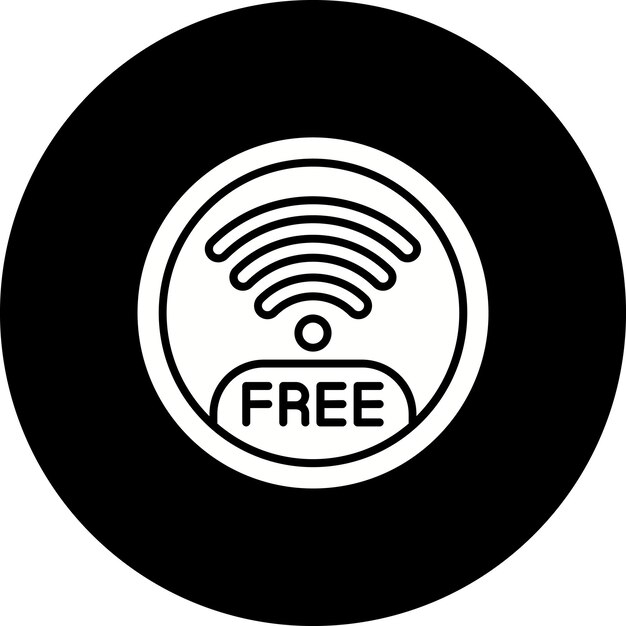 Vector free wifi icon