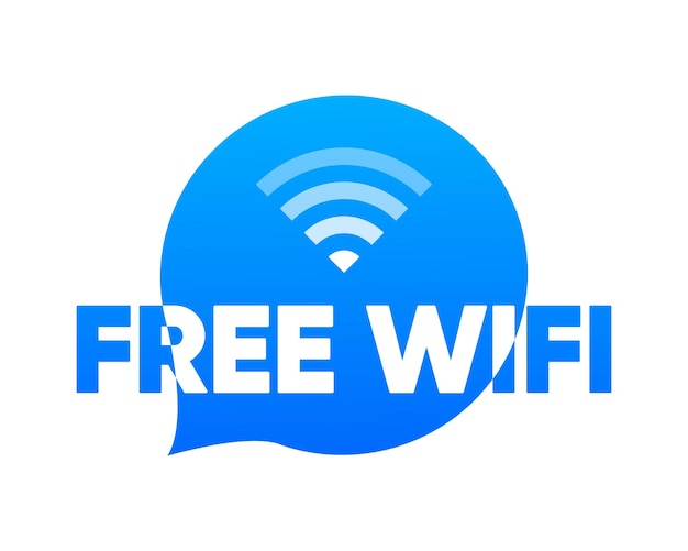 벡터 무료 wifi 영역 무선 인터넷 네트워크 연결 사용자를 위한 무료 트래픽 분포 벡터 그림