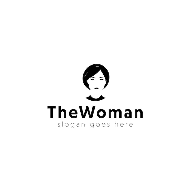 무료 여자 벡터 로고 디자인