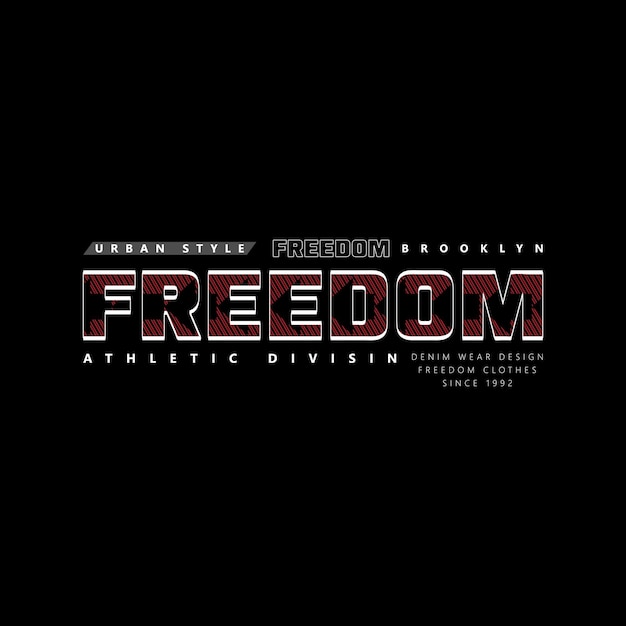 Freedom graphics vector design