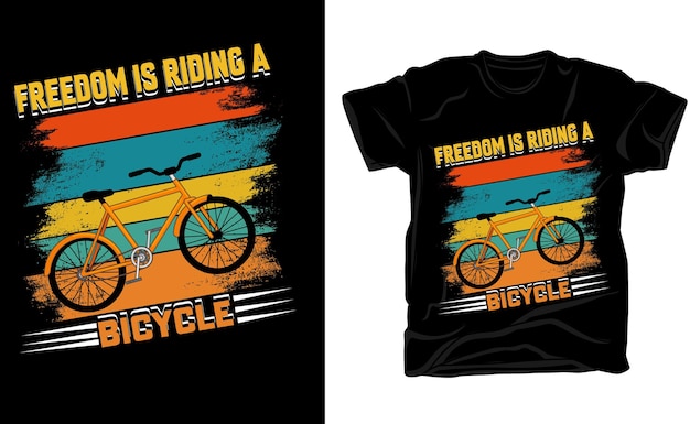 Freedom is riding a bicycle