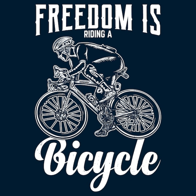 Vector freedom is riding a bicycle