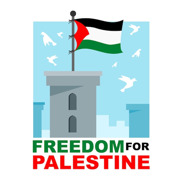 Vettore per la libertà della palestina