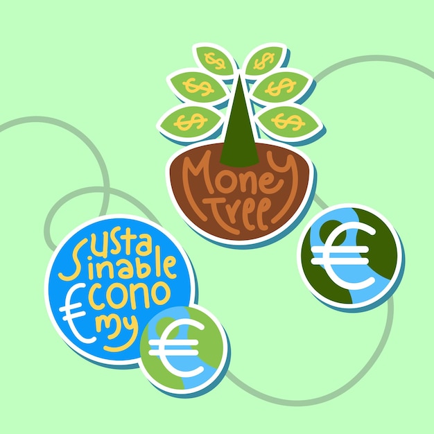 Vettore freepik_ai_earth day economia sostenibile