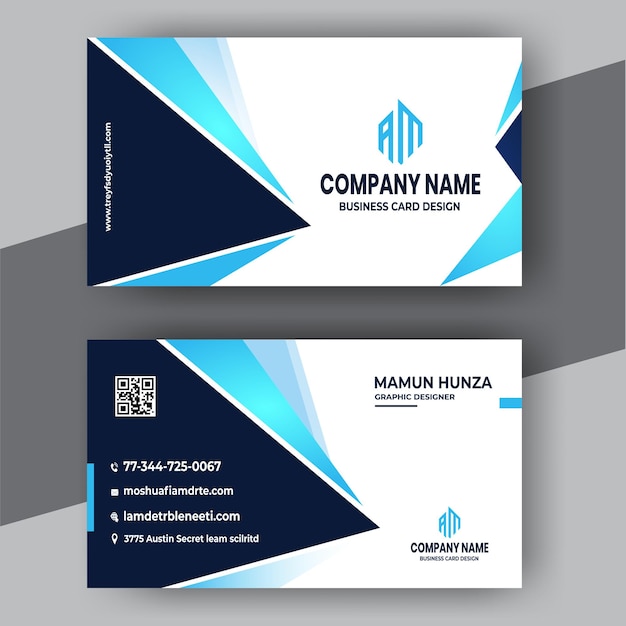 Freepik business card design