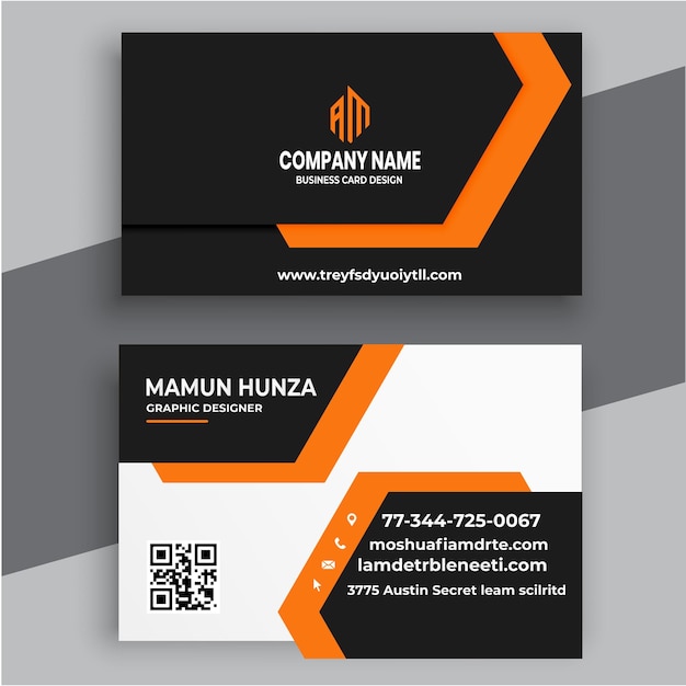 Freepik business card design