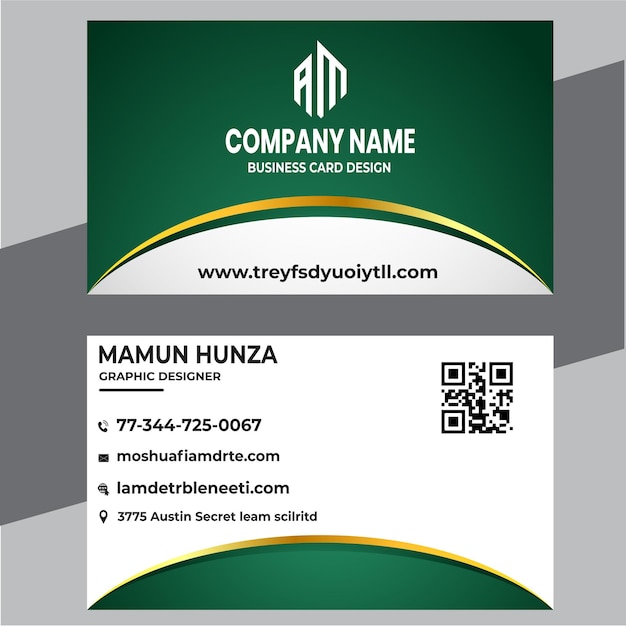 Freepik business card design