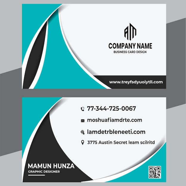 Freepik business card design