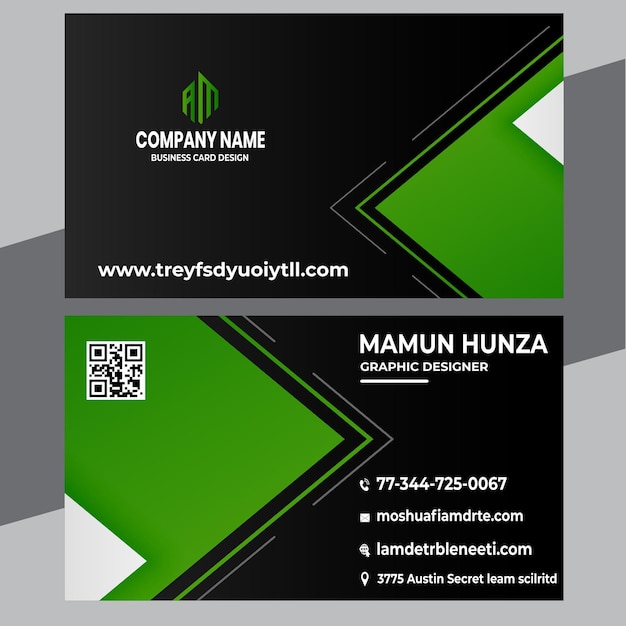 Freepik business card design