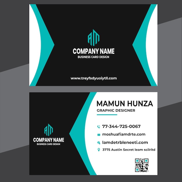 Freepik business card design