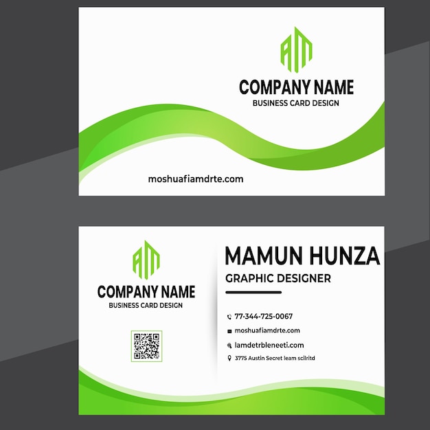 Vector freepik business card design