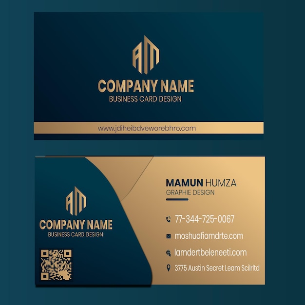 Freepik business card design